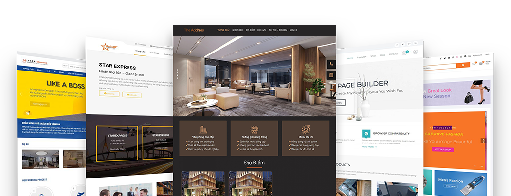 Website design illustration